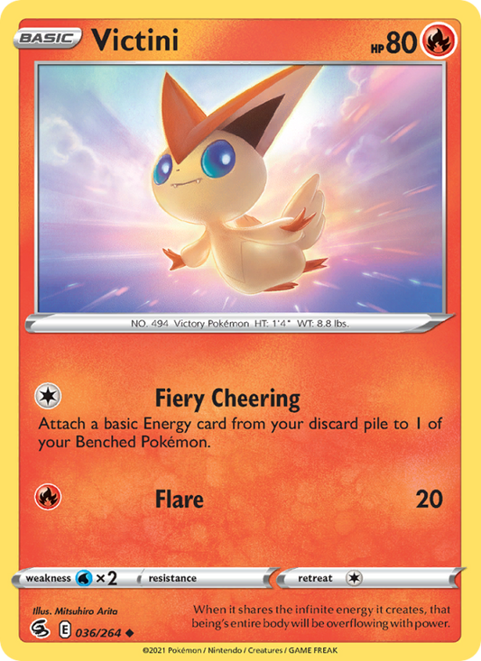Victini (036/264) Reverse Holo card image