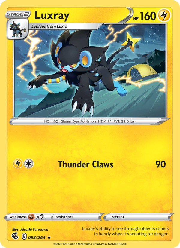 Luxray (093/264) Reverse Holo card image
