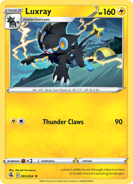 Luxray (093/264) Reverse Holo card image