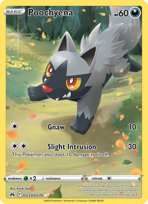Poochyena (GG33/159) Holographic card image
