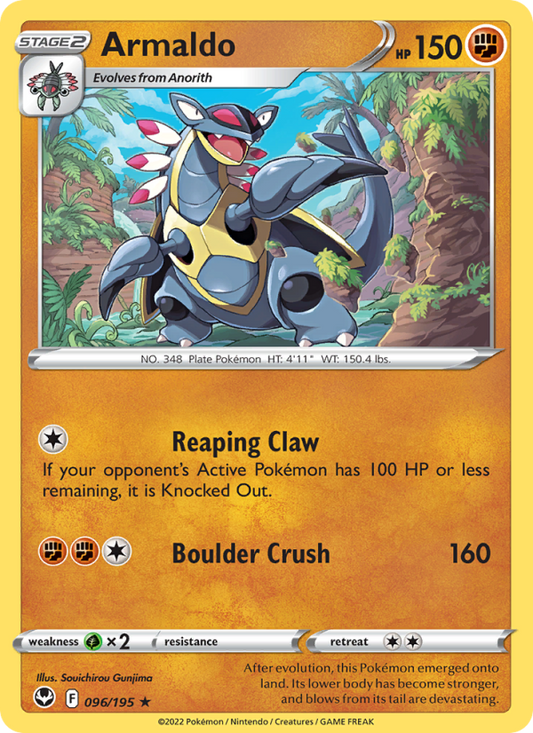Armaldo (096/195) Reverse Holo card image