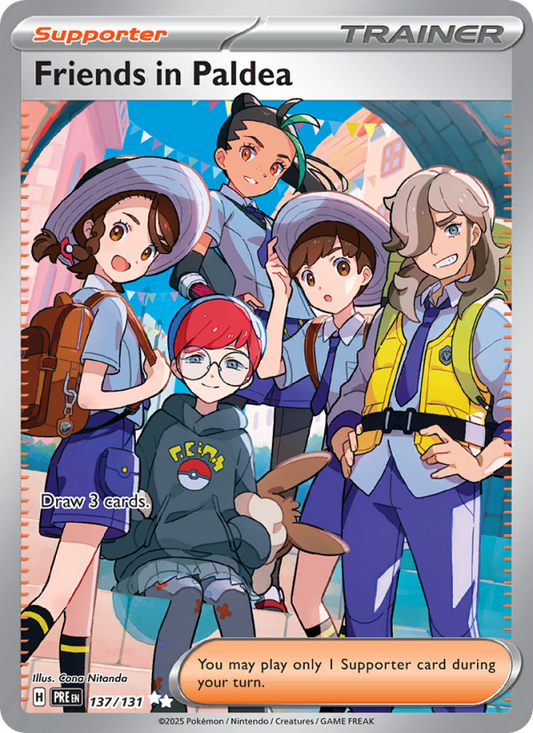 Friends in Paldea (137/131) Reverse Holo card image