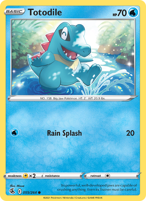 Totodile (055/264) Reverse Holo card image