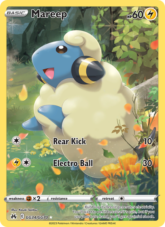 Mareep (GG34/159) Holographic card image