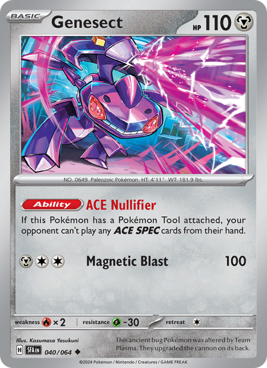 Genesect (040/64) Reverse Holo card image
