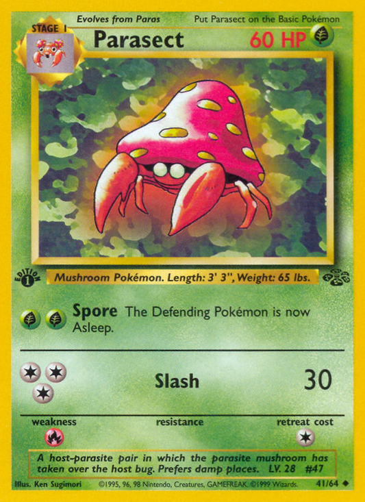 Parasect (041/64) Reverse Holo card image
