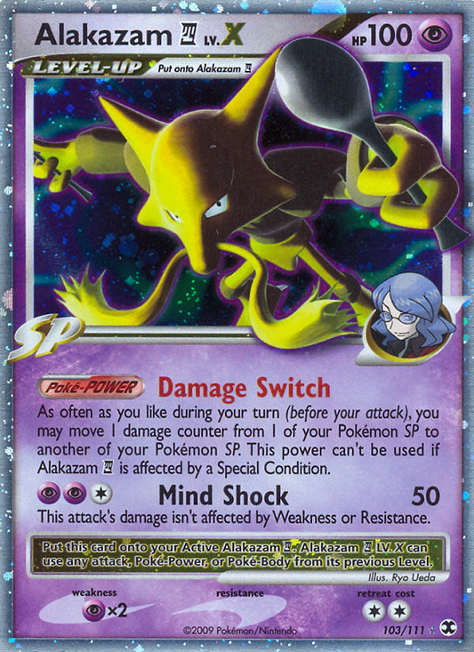 Alakazam 4 (103/111) Reverse Holo card image