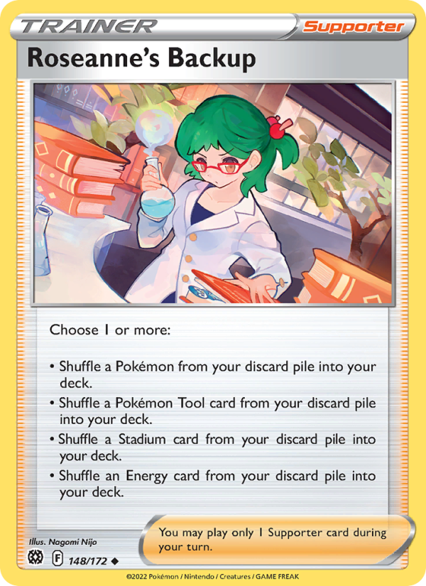 Roseanne's Backup (148/172) Reverse Holo card image