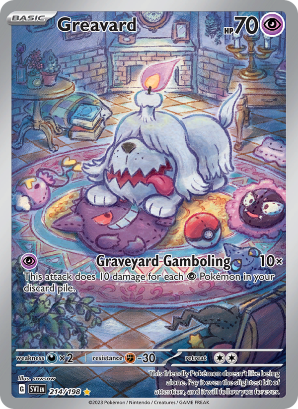 Greavard (214/198) Holographic card image