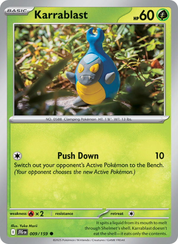 Karrablast (009/159) Reverse Holo card image