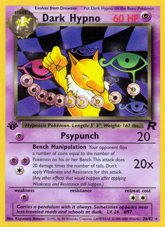 Dark Hypno (026/82) Reverse Holo card image