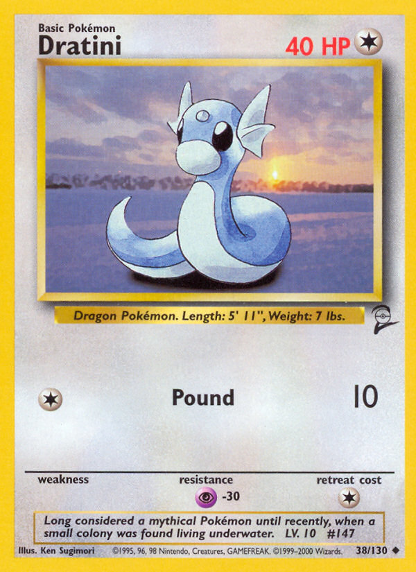 Dratini (038/130) Reverse Holo card image