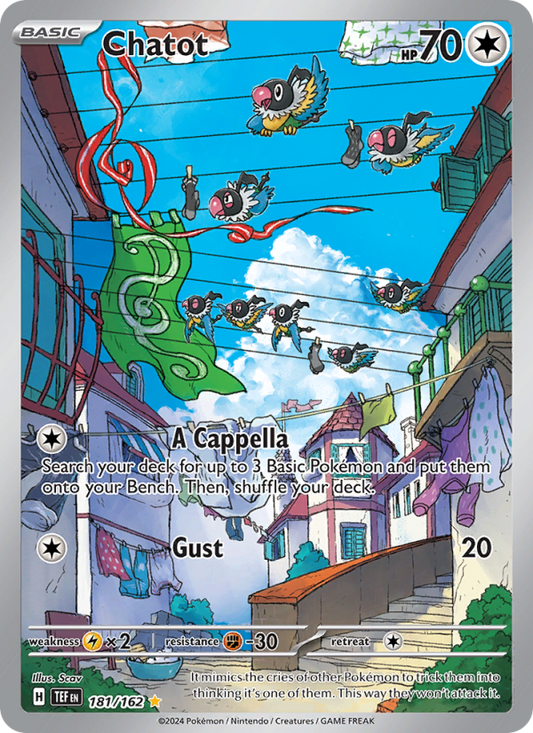 Chatot (181/162) Holographic card image