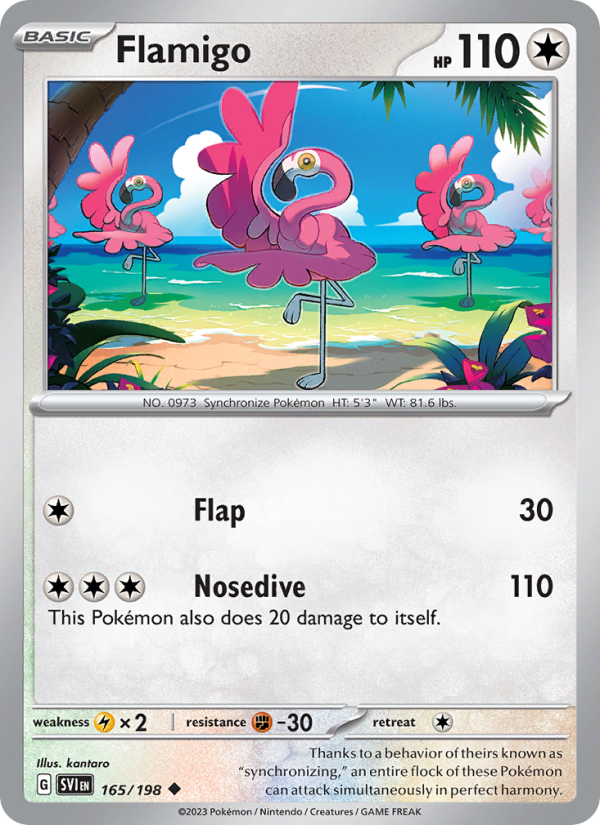 Flamigo (165/198) Reverse Holo card image