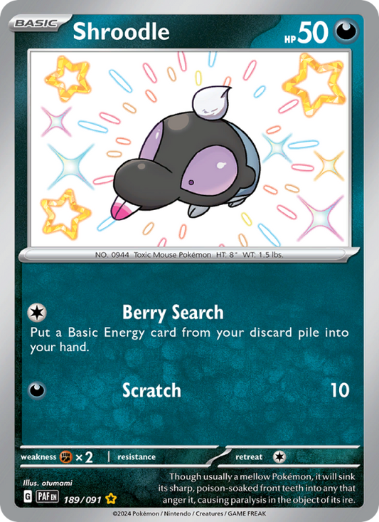 Shroodle (189/91) Holographic card image