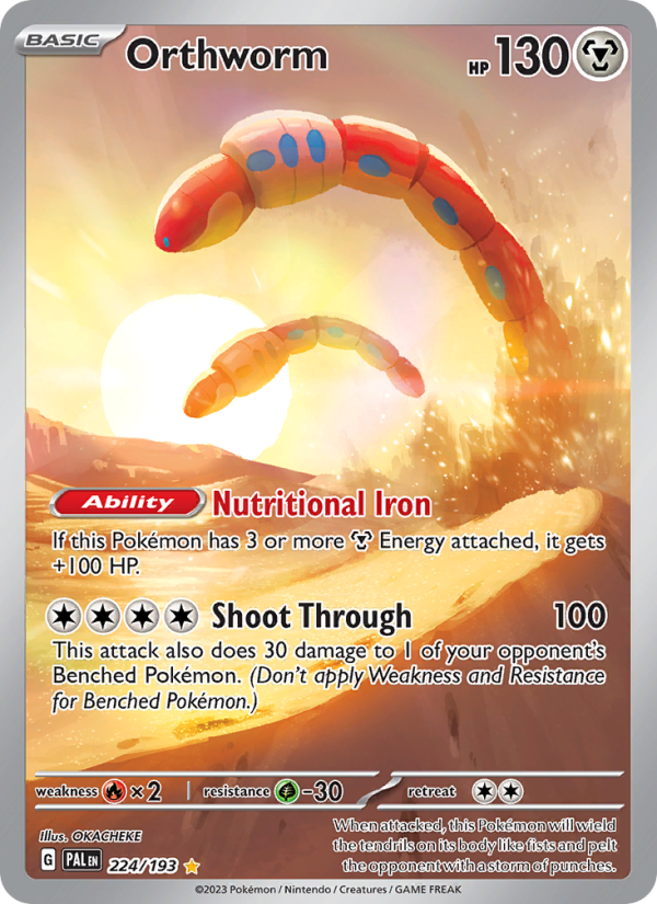 Orthworm (224/193) Holographic card image