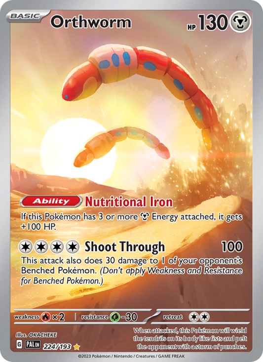 Orthworm (224/193) Holographic card image