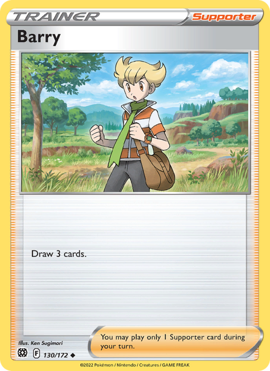Barry (130/172) Reverse Holo card image
