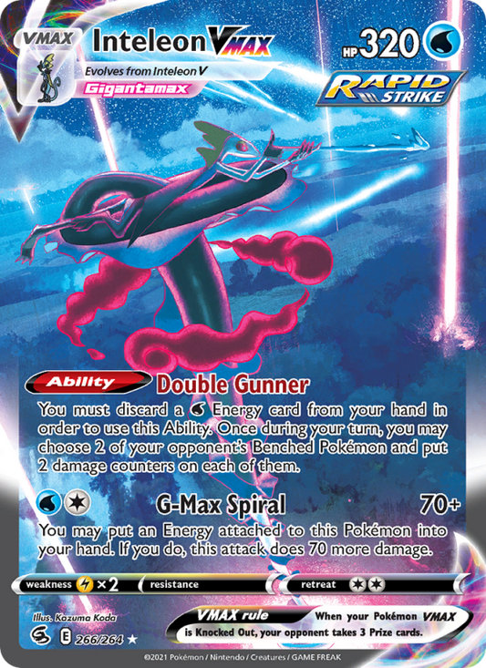 Inteleon VMAX (266/264) Holographic card image