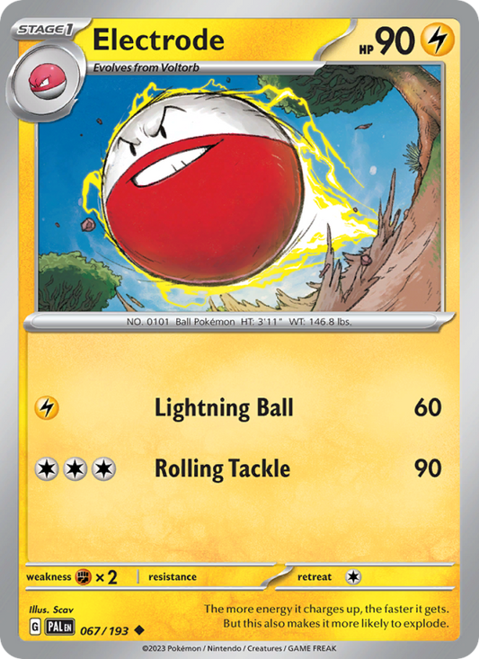 Electrode (067/193) Reverse Holo card image