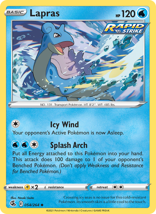 Lapras (054/264) Reverse Holo card image