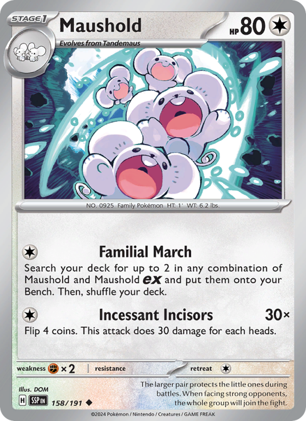 Maushold (158/191) Reverse Holo card image