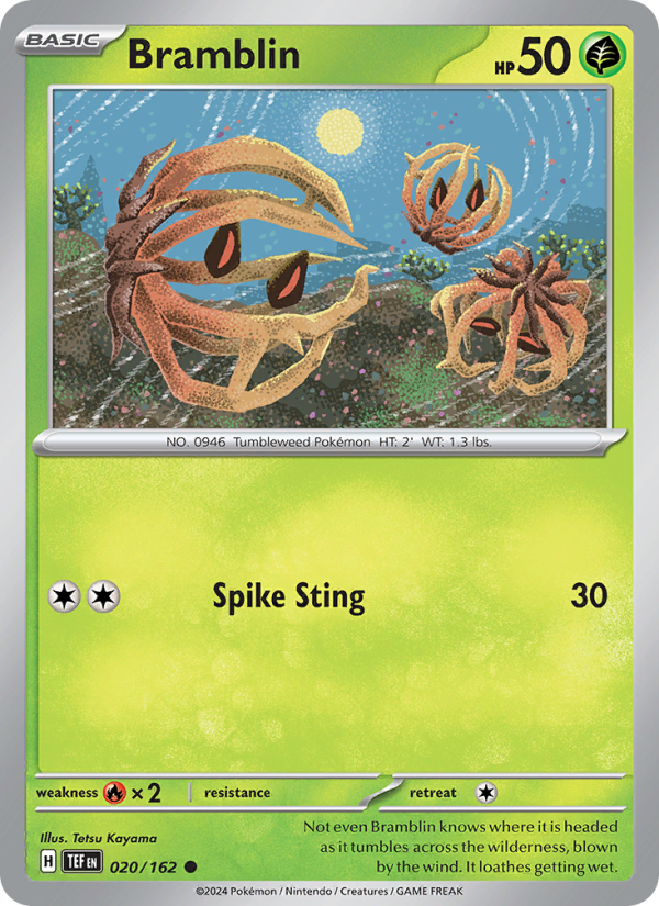 Bramblin (020/162) Reverse Holo card image