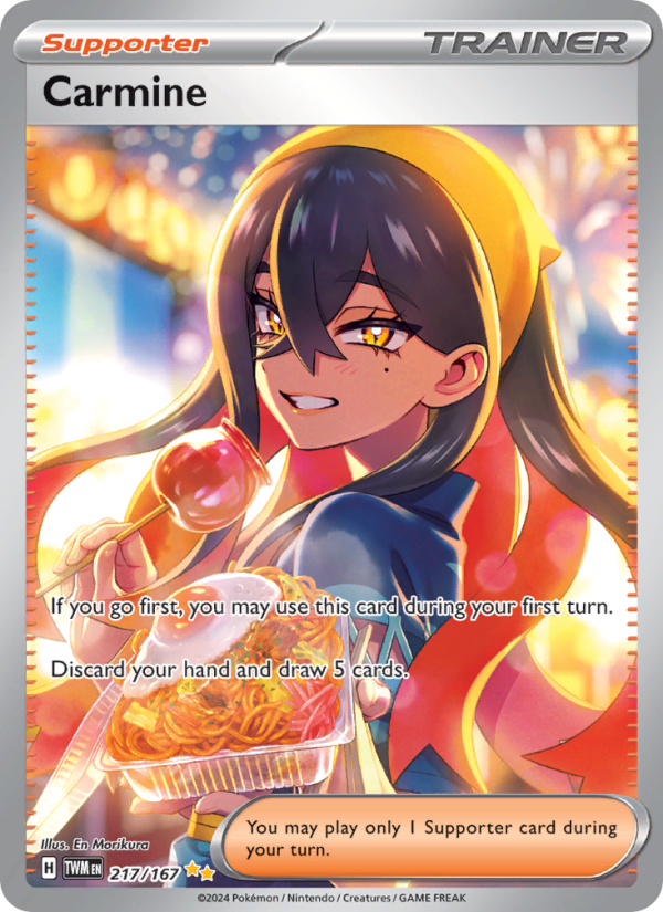 Carmine (217/167) Holographic card image