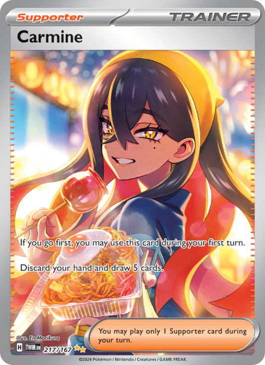Carmine (217/167) Holographic card image