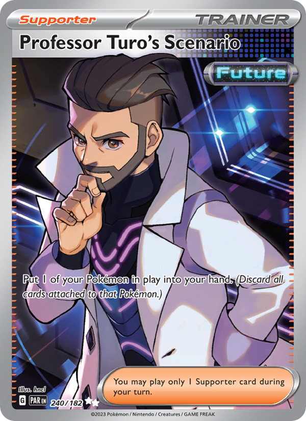 Professor Turo's Scenario (240/182) Holographic card image