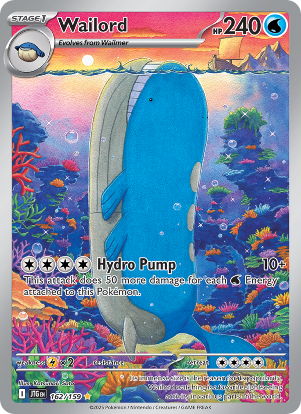 Wailord (162/159) Reverse Holo card image