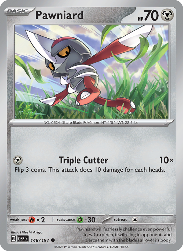Pawniard (148/197) Reverse Holo card image
