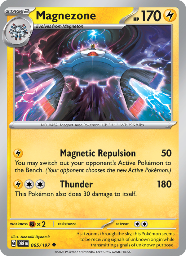 Magnezone (065/197) Reverse Holo card image