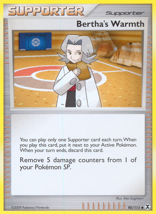 Bertha's Warmth (090/111) Reverse Holo card image