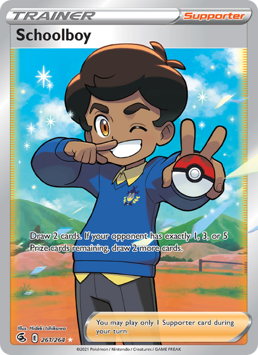 Schoolboy (261/264) Holographic card image