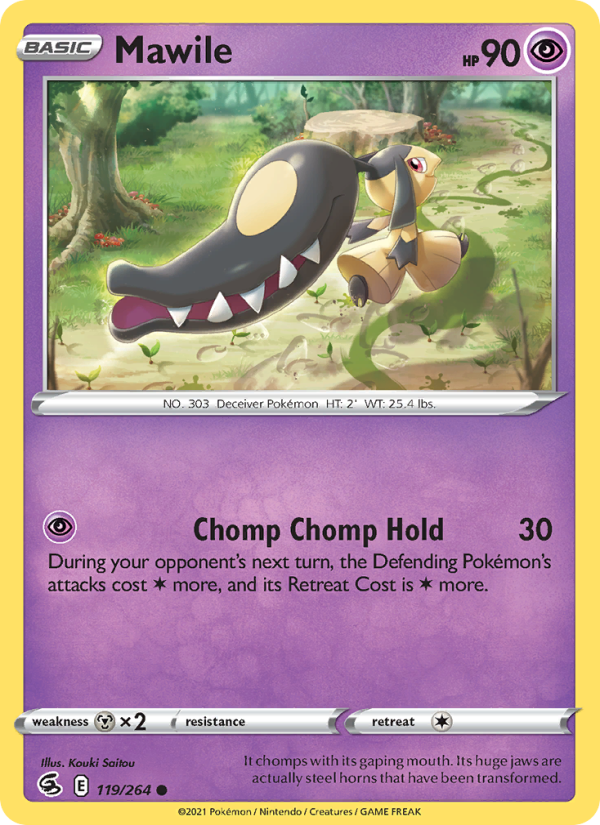 Mawile (119/264) Reverse Holo card image