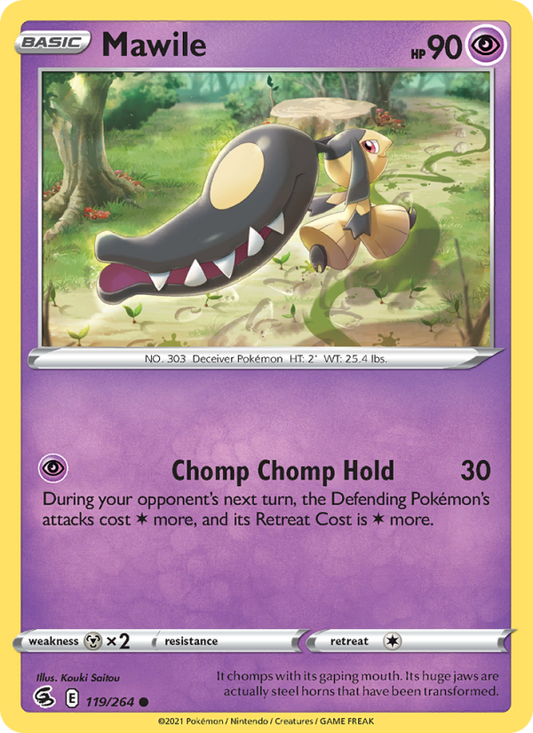 Mawile (119/264) Reverse Holo card image