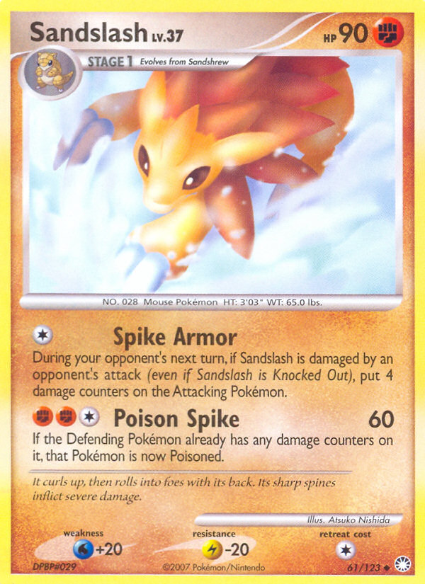 Sandslash (061/122) Reverse Holo card image