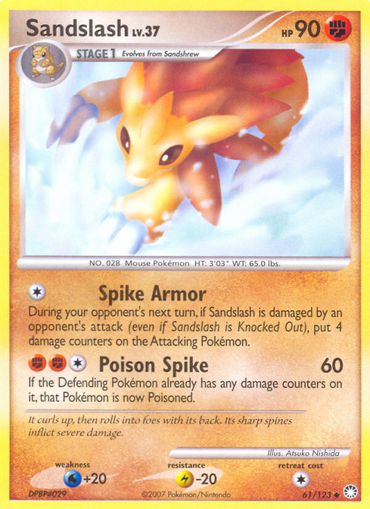 Sandslash (061/122) Reverse Holo card image