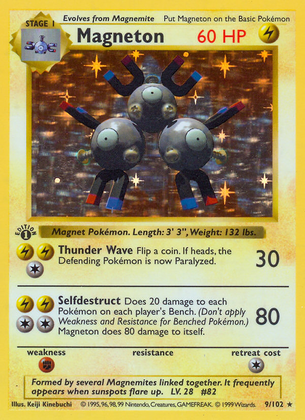 Magneton (009/102) Reverse Holo card image