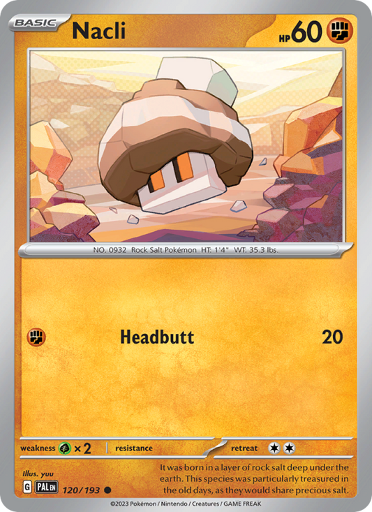 Nacli (120/193) Reverse Holo card image