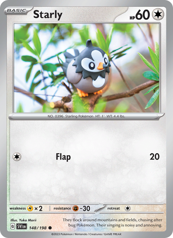 Starly (148/198) Reverse Holo card image