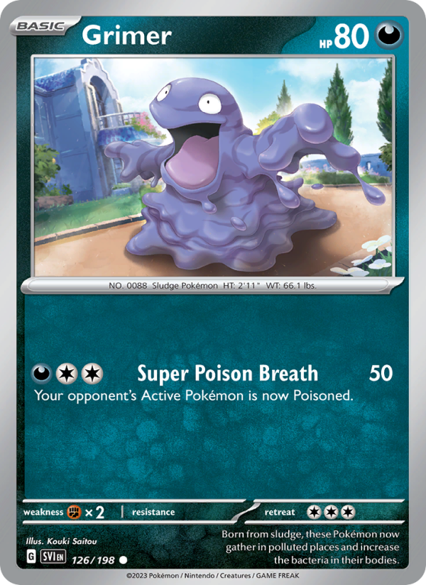 Grimer (126/198) Reverse Holo card image