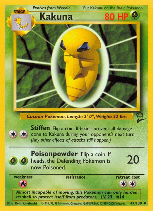 Kakuna (047/130) Reverse Holo card image