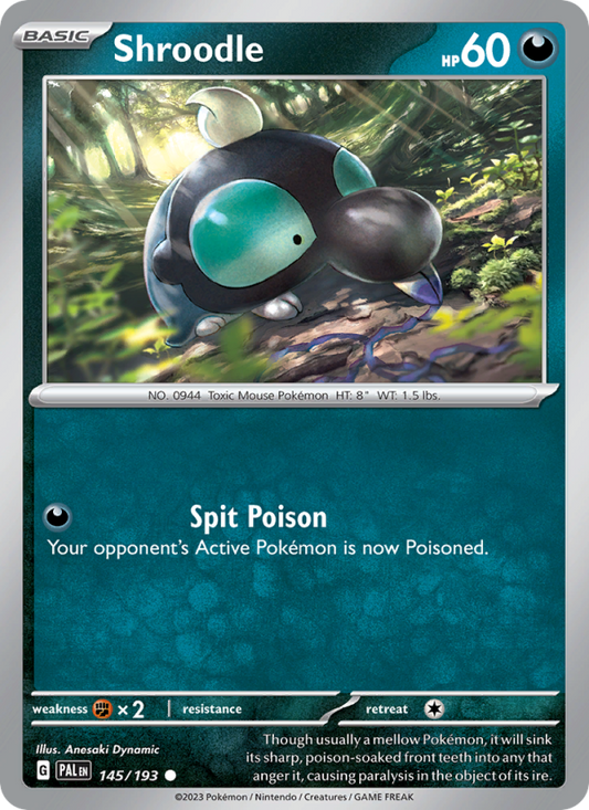 Shroodle (145/193) Reverse Holo card image