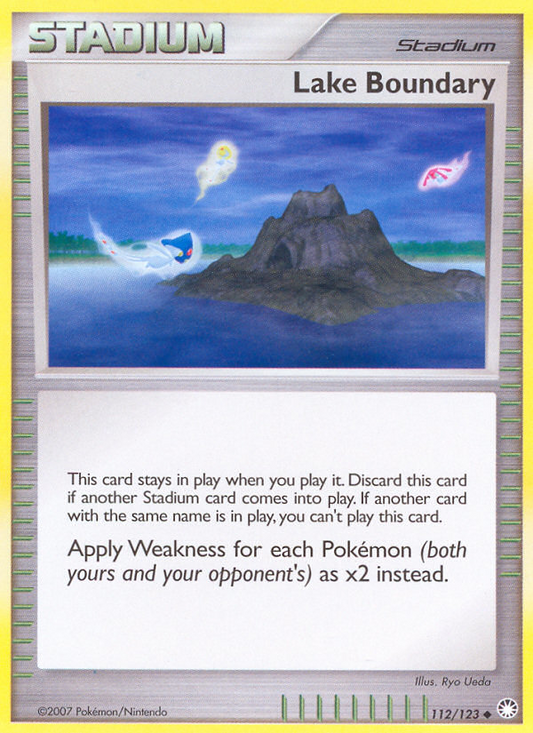 Lake Boundary (112/122) Reverse Holo card image
