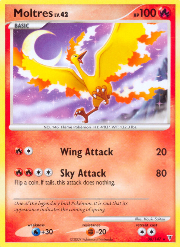 Moltres (036/147) Reverse Holo card image