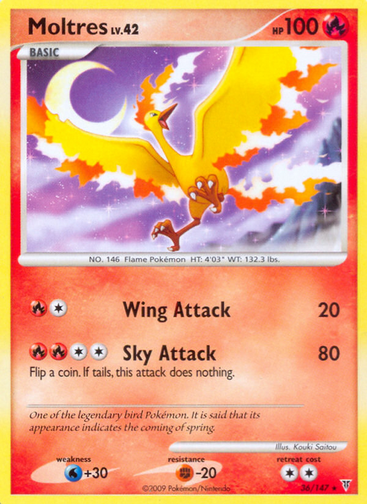Moltres (036/147) Reverse Holo card image