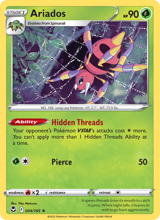 Ariados (004/195) Reverse Holo card image