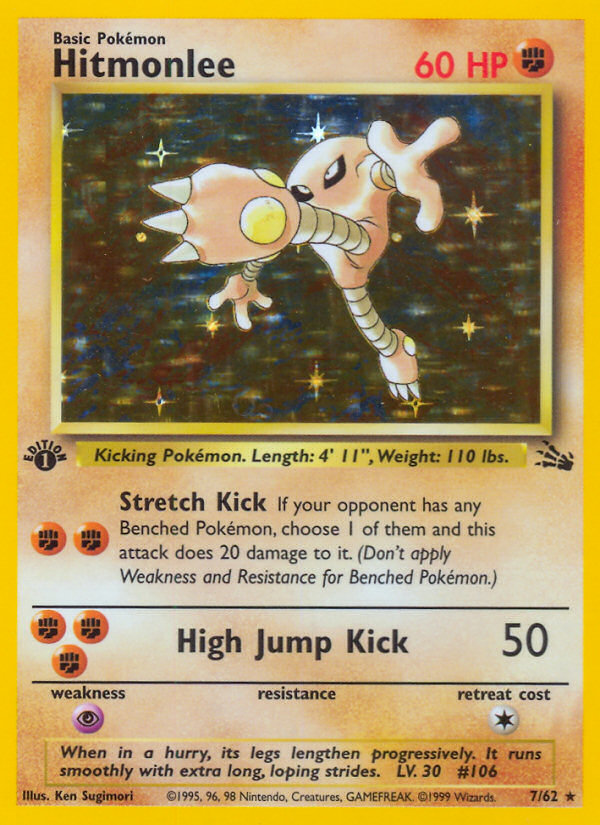 Hitmonlee (007/62) Reverse Holo card image